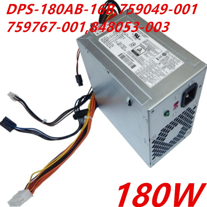 Новый оригинальный блок питания для HP Pavilion 510 P010 PRODESK 400 G3 MICROTOWER 180 Вт DPS 180AB 16B