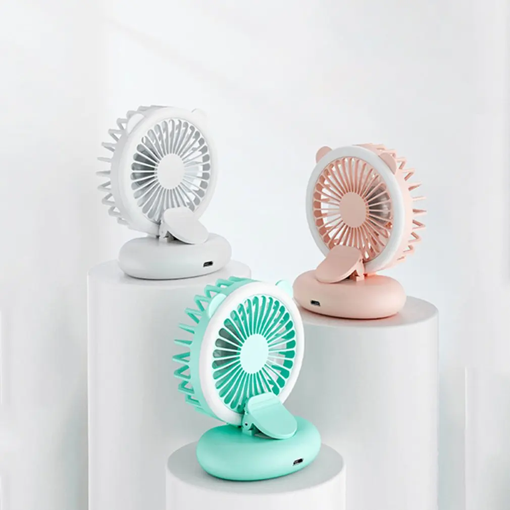 

Портативный мини-вентилятор, ручной Перезаряжаемый USB-вентилятор, устройство для охлаждения воздуха, уличный дорожный шейный двойной венти...