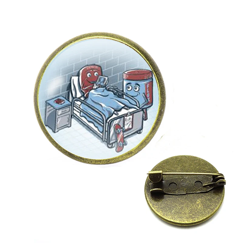 Флюс сжатие Назад в будущее Броши флюс конденсатор Новый физики брошь булавки