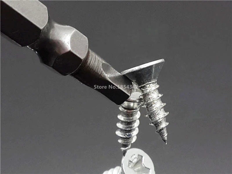 Шестигранный Магнитный шуруповерт с двойной головкой 1 шт. 65 мм 1/4 дюйма ручной