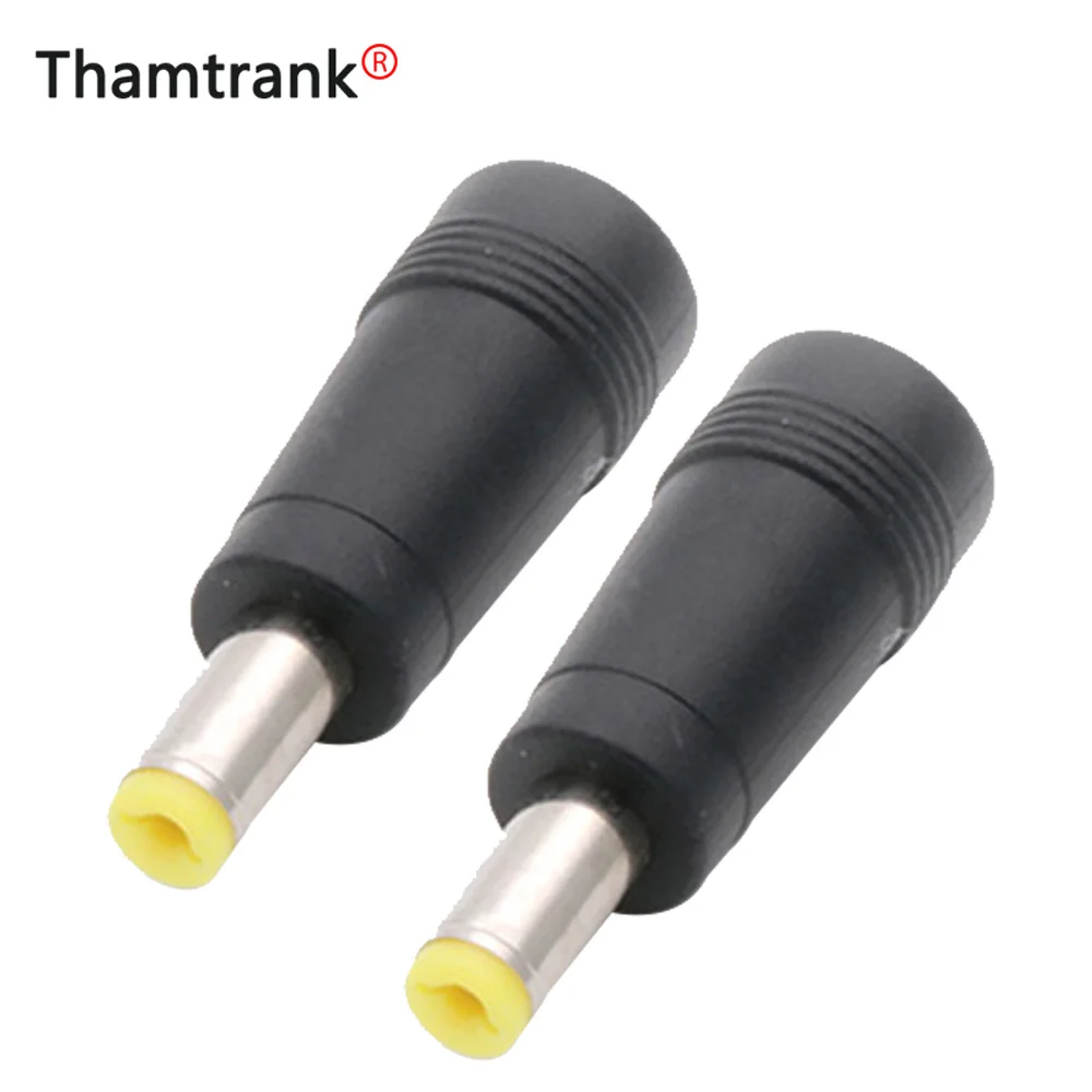 10pcs DC 5517 Power Plug 5.5X2.1mm DC Power Female Plug Jack socket to Male Plug Adapter 5.5x1.7mm Laptop travel connector