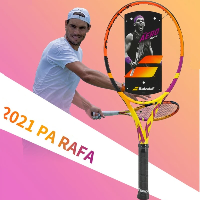Newest Professional Technical Type Carbon Fiber Tennis Racket Training Advanced Nylon Wire Raqueta De Tenis With Bag | Спорт и
