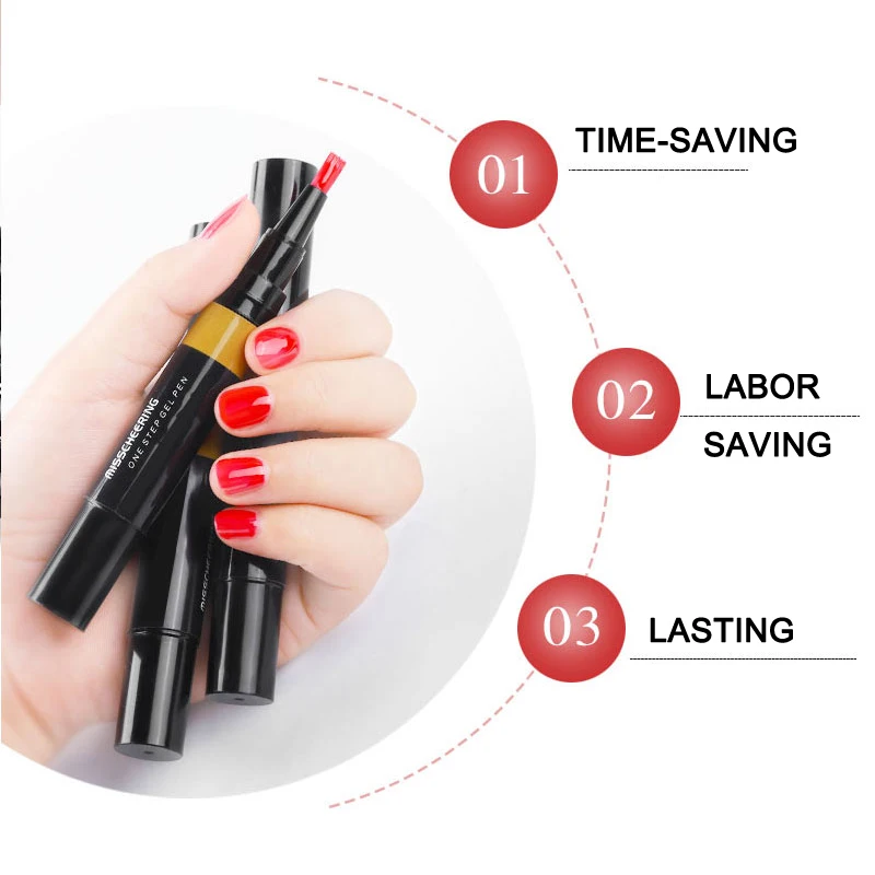 Одношаговый клей для ногтей Без грунтовки без запечатывания три в одном