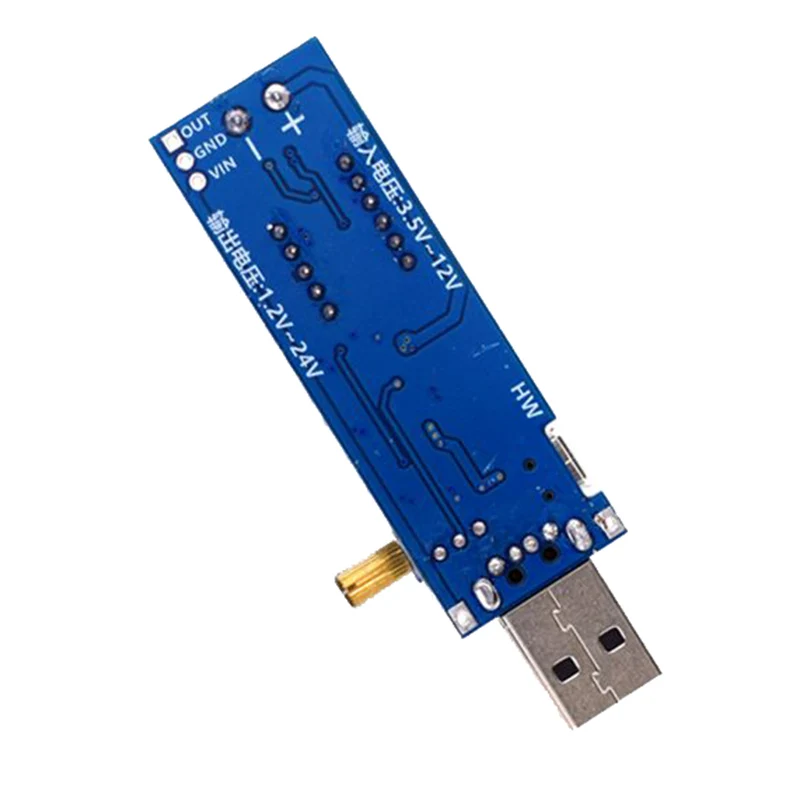 5 шт. DC 5V до 3 V / 12V USB Шаг вверх/вниз Питание Модуль Регулируемый повышающий