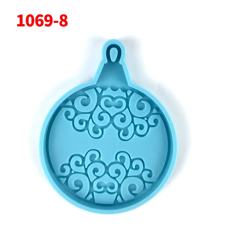

Silicone Moulds Christmas Ball Keychain Resin Crafts Silicone Mold Epoxy Mold Pendant Clay Molds Chocolate Candy Jewelry Making