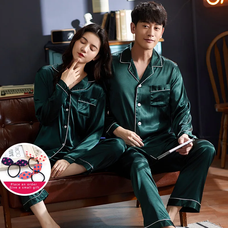 Пижама женская шелковая с коротким рукавом пикантный кардиган ночная рубашка