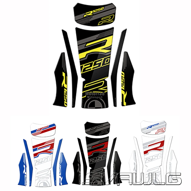 

3D Motorcycle Fuel Tank Pad Cover Protector Decal Stickers For BMW R1250R R 1250 R R1250 R
