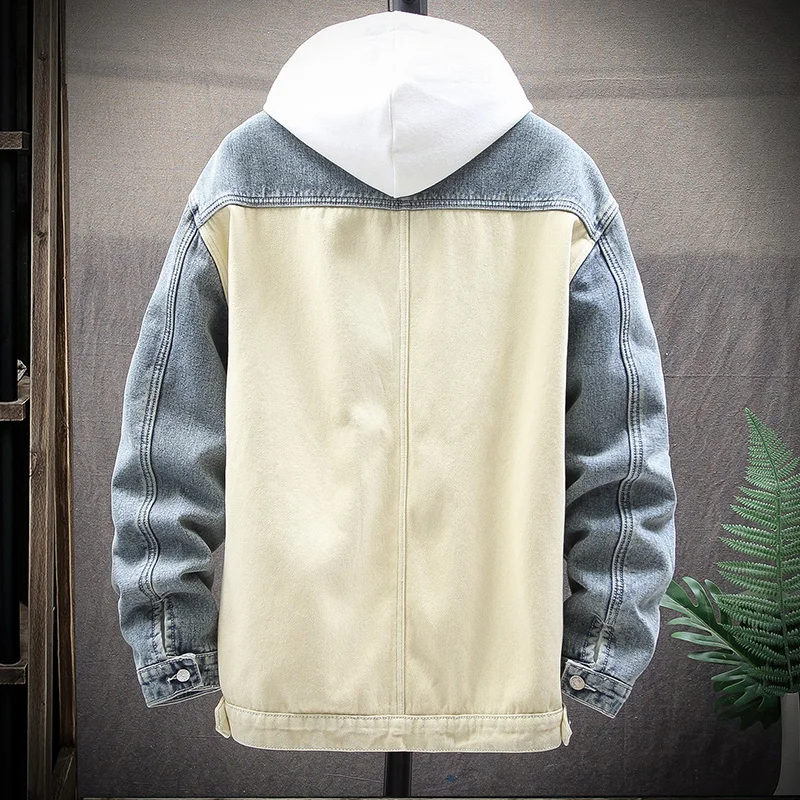 Новая весенне-осенняя мужская джинсовая куртка Молодежная трендовая
