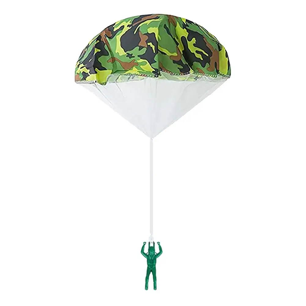 

Children Army Camo Parachute Toy Recyclable Outdoor Flying Toys Parent-child Interactive Game Outdoor Game