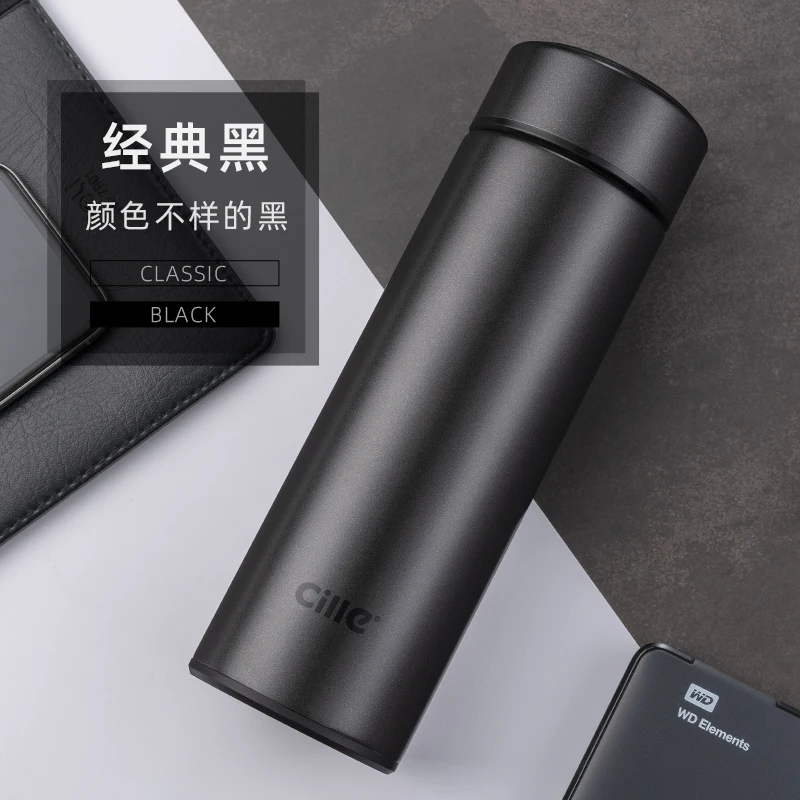 Модный термос с двойными стенками чашка из нержавеющей стали вакуумная фляжка