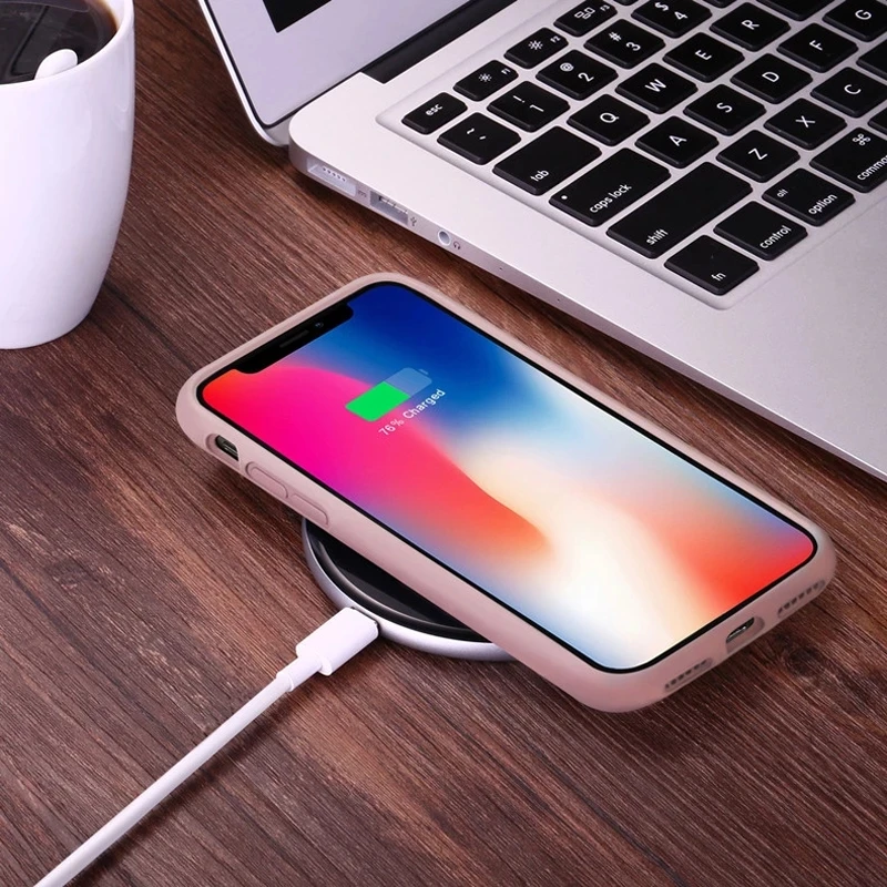 Официальный оригинальный силиконовый чехол для телефона iPhone 11 13 12 Pro Max Mini X XR XS 7 8 SE