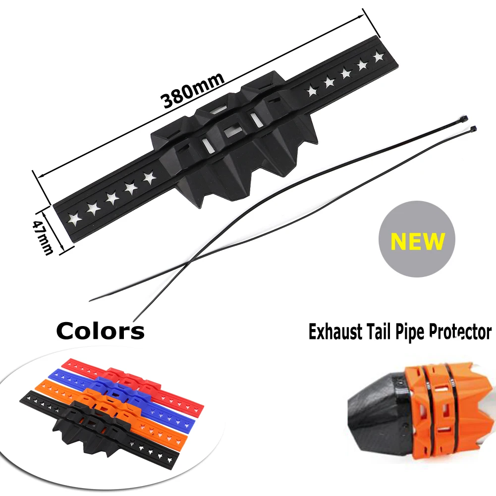 

Silencer Protector Guard Exhaust Tail Pipe Protector For EXC-F EXC SX-F 450 350 530 525 500 Silicone Motorcycle Exhaust Cover
