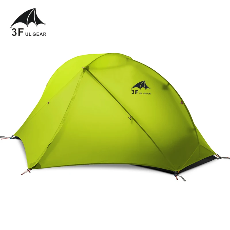 

3F UL GEAR Outdoor Ultralight Camping Tent 3/4 Season 1 Single Person Professional 15D Nylon Silicon Tent Barracas Para Camping
