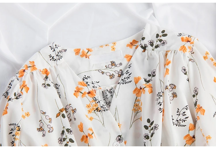 Blusas femininas de verao, женские блузки, женские осенние, весенние, испанский стиль, шикарные, Ретро стиль, с длинным рукавом, с принтом, Рубашки, Топы