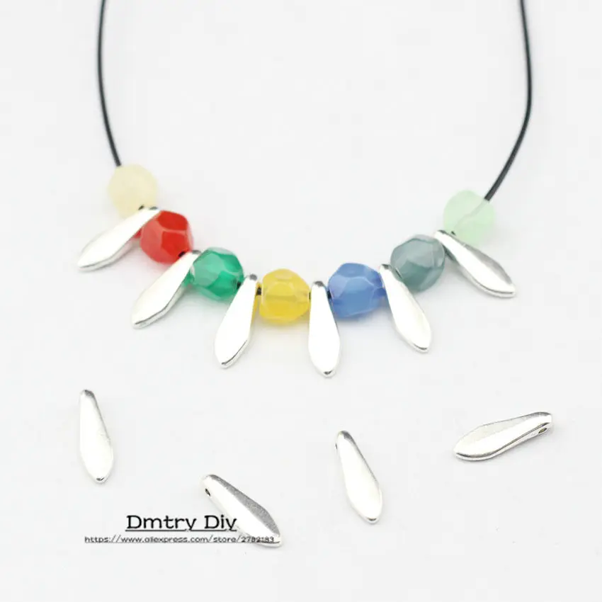 Dmtry 20 шт./лот модные подвески античное серебряное ожерелье с маленькими