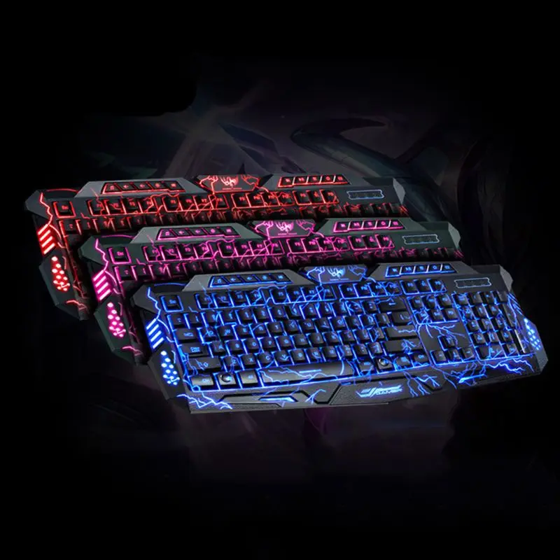 

Wired Gaming Keyboard LED Illuminated Backlight Keyboard for Computer PC Laptop