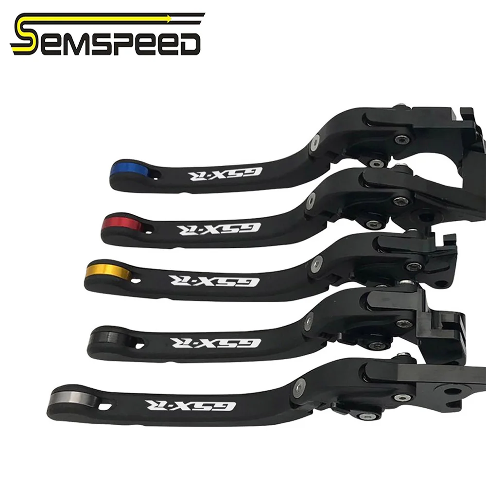GSXR логотип мотоцикла CNC складные Тормозные сцепления ручные рычаги для Suzuki GSXR600