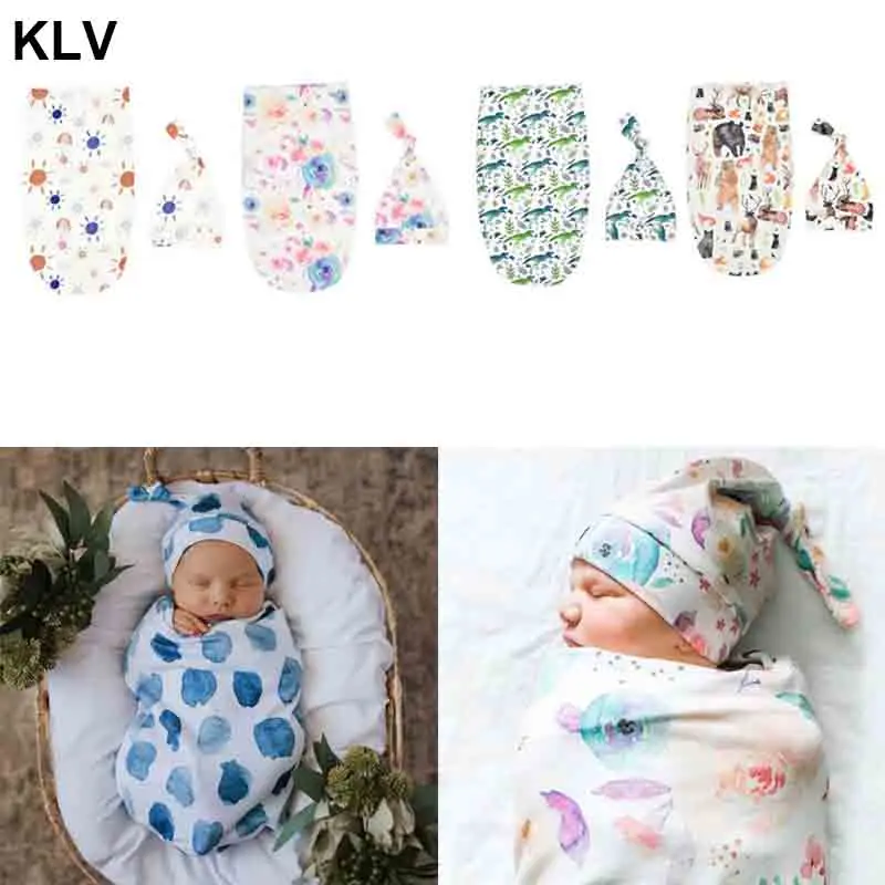 Комплект из 2 предметов для новорожденных Пеленальное Одеяло спальный мешок с