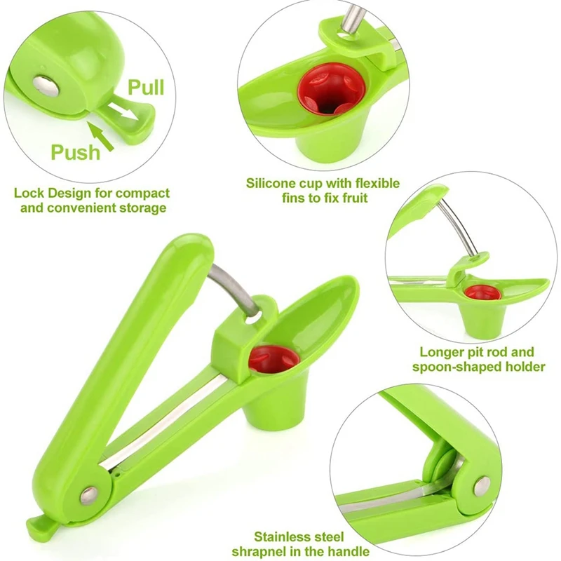 Вишенка средство для удаления вишенок Stoner Pitter Cherry Corer портативный инструмент