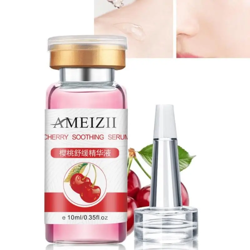 Коллагеновая Сыворотка для лица с витамином С и Е алоэ вишня гиалуроновая