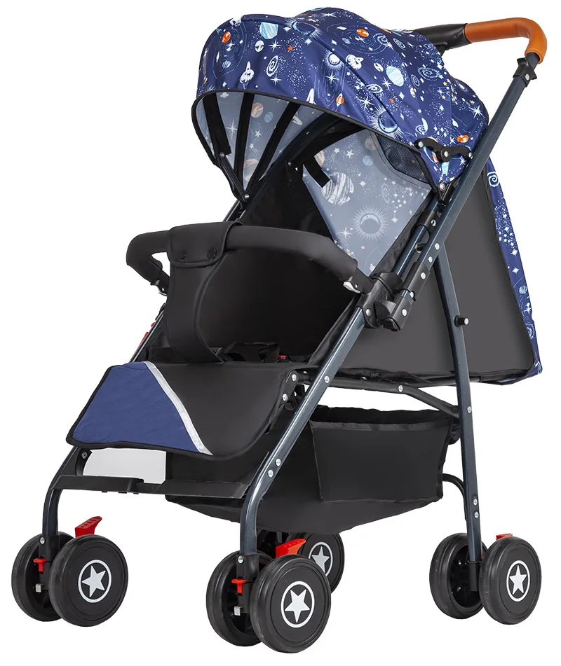 

Детская коляска-это ссветильник Складная коляска, детская коляска, может сидеть, откидываться, переносной Автомобильный зонтик