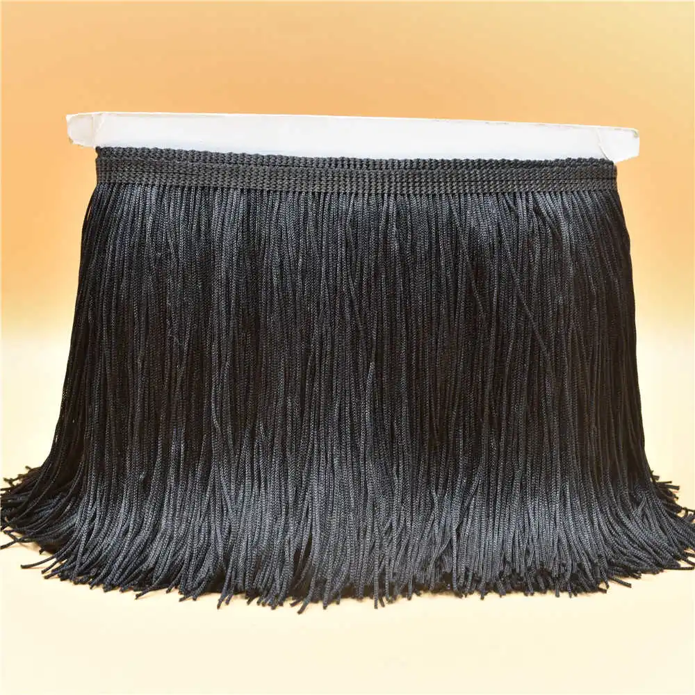 5 ярдов кружевная ткань с бахромой отделка из полиэстера бахрома для рукоделия