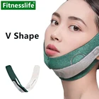 Графен для похудения лица, подтяжка подбородка, V маска для лица, подтяжка лица, наклейки, бандажная маска для лица, Овальный антицеллюлитный ремень