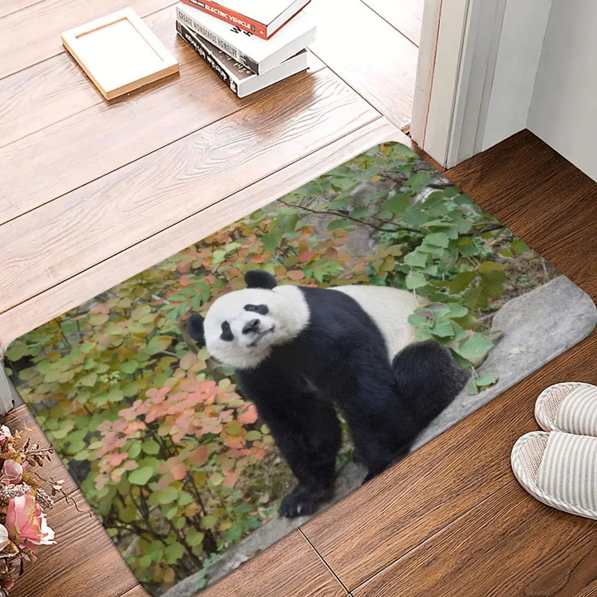 

Bei At The National Zoo Doormat, ковер, коврик, ковер из полиэстера, нескользящий напольный декор для ванной, кухни, спальни 40x60