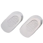 1 пара силиконовых стелек для пятки, массажная подушка из силиконового геля, массажер, Новинка