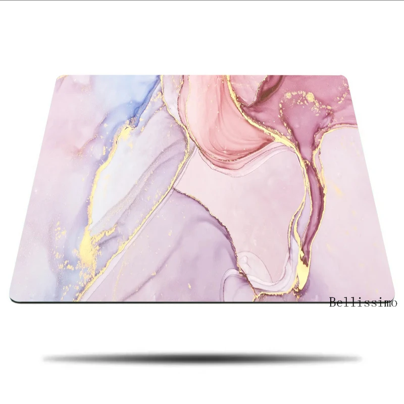 

Cute Mouse Pad Marble Gamer Mousepad Company Keyboard Mat Mause Gamer PC Cabinet Desk Table Pad Gaming Laptop Mat Small Deskmat