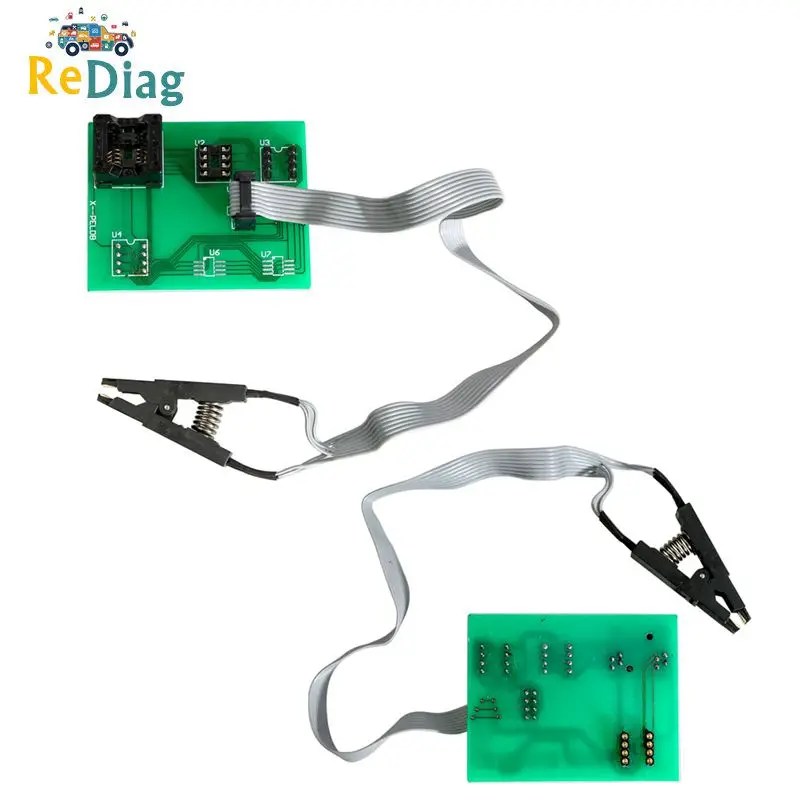 Плата EEPROM адаптер 8 soic зажим для Xprog V5.60/V5.70/V5.74/V5.84 UPA зеленый PCB поддерживает новый