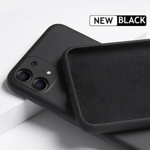 for xiaomi mi 11 case for xiaomi mi 10 10t pro note 10 lite pro redmi note 9s 8 8t 9 9a poco m3 x3 nfc cover liquid silicon case free global shipping