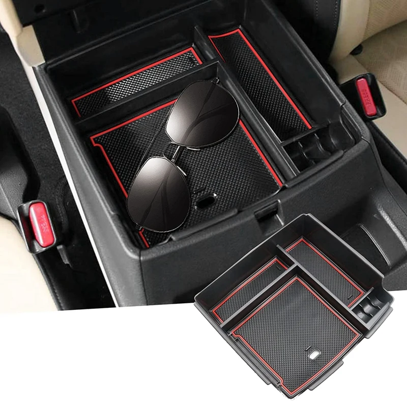 

Central Console Armrest Storage Box Holder Interior Organizer Glove Tray Insert Accessories for Kia Carnival 2021 2022