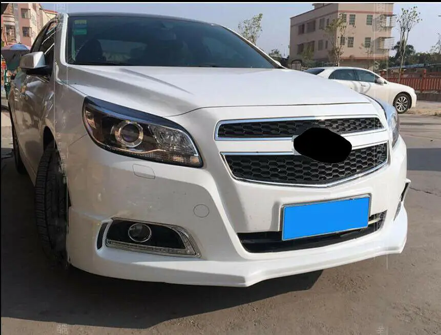 Передний бампер объемный защитный праймер Накладка для Chevrolet Malibu 2012