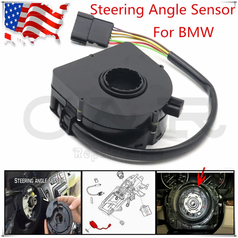32306793632 датчик угла руля для BMW E38 740i 740iL E39 525i 528i 530i 540i X3 X5 Z3 M3 M5 E46 E53 E83 - Цена: 8 586,11 руб.