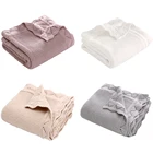 Детское одеяло, трикотажное хлопковое летнее одеяло для детской коляски, одеяло, одежда, детское одеяло ежемесячное детское одеяло