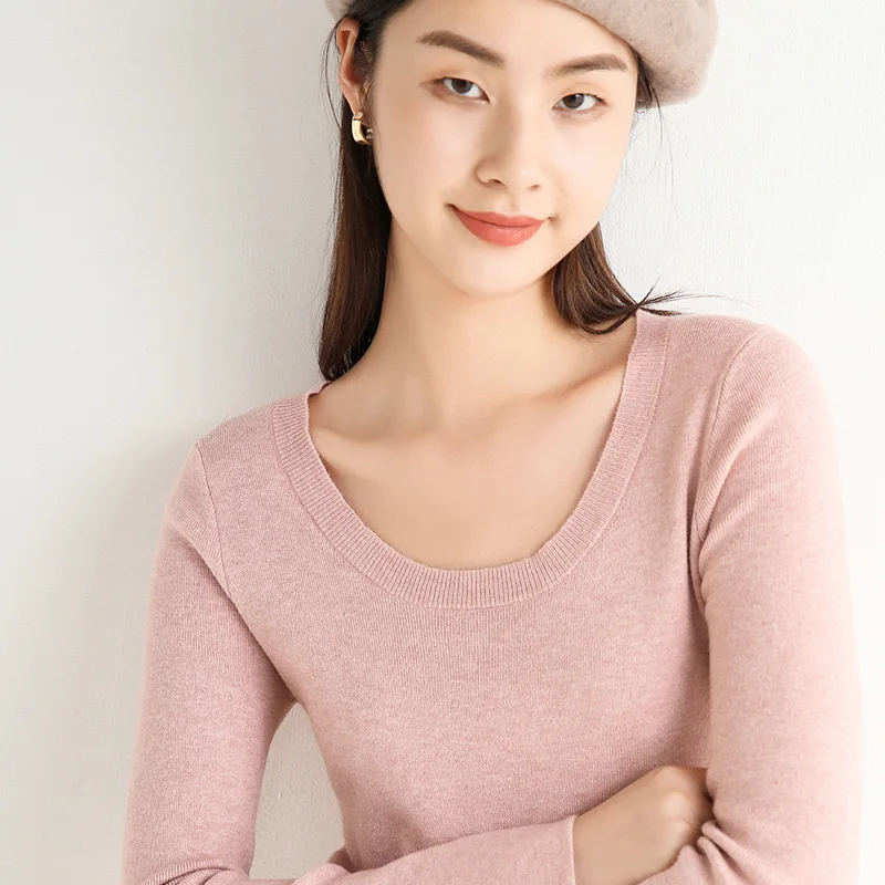 

adishree 2020 woman winter 100% Cashmere sweater autumn knitted Pullovers High Quality Warm Female thickening O-neck