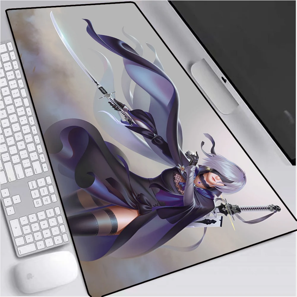 

Mairuige 90X40CM NieR Automata YoRHa Locking Edge Mouse Pad Gamer Play Mats Large Gaming Mouse Pad Gamer Cartoon Anime Mousepad