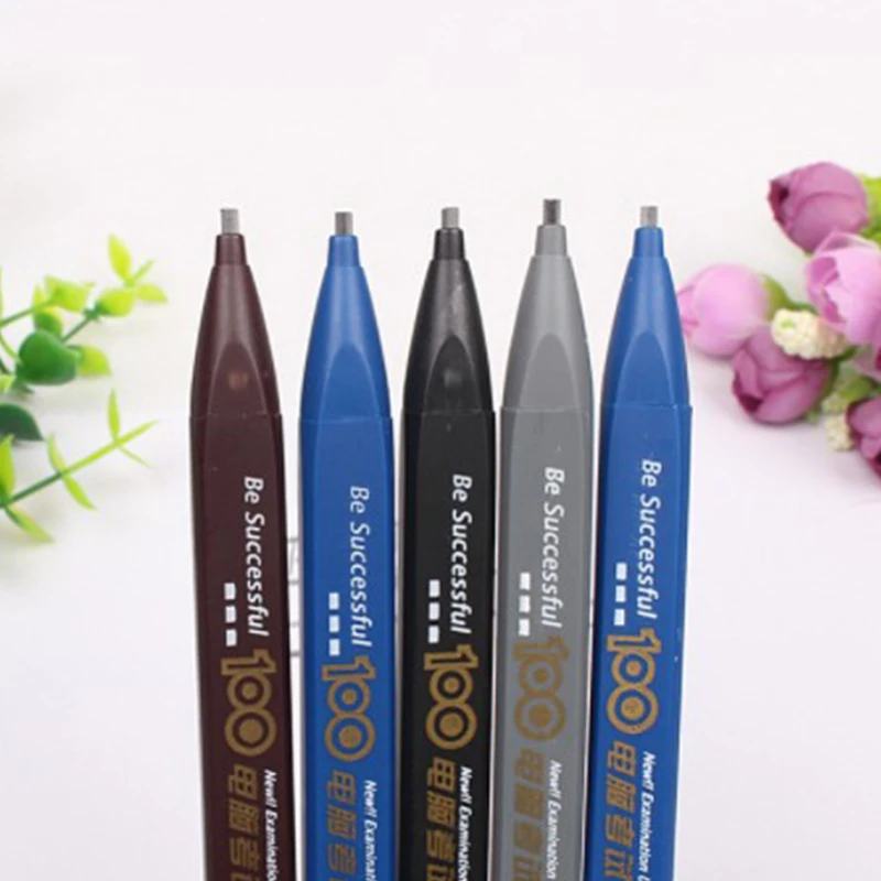 

2B Holder Exam Mechanical Pencil 6Pcs Pencil Refills Office Supplies Exam Accessory Pencil With Eraser Support Wholesale