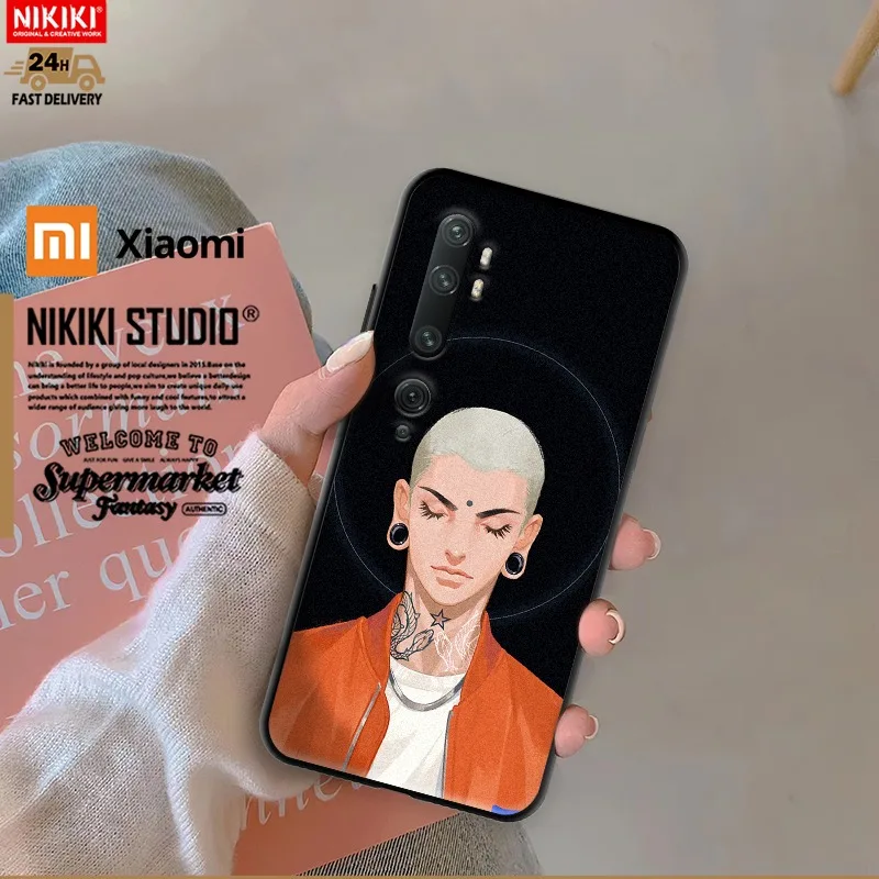 

Silicone Shell For xiaomi Note 3 Play Note 10 Pro Note 10 Lite Case Dirt-resistant Coque Back Cover Fundas Capa Soft