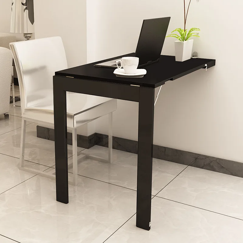 

Multi-functional Mural Folding Table Simple Invisible Folding Dining Table Small Family Simple foldable dinner table