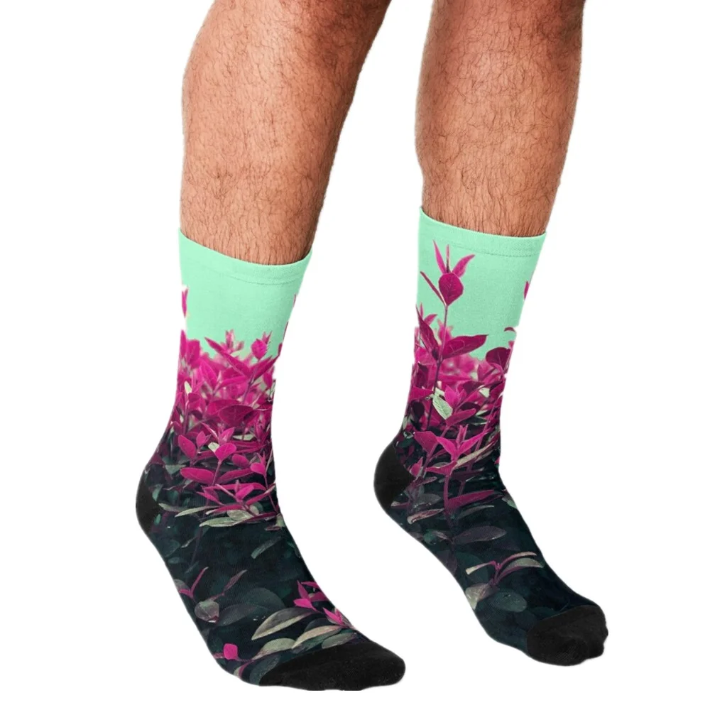 

Забавные мужские носки 2021, великолепные весенние мужские счастливые носки в стиле хип-хоп с принтом, милые мужские сумасшедшие носки в улич...