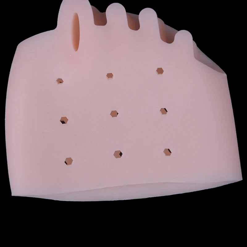Hallux Valgus Orthopedic Braces Toe Foot Care Corrector Thumb Bone Orthotics Silicone Five Holes honeycomb Tool 1 Pair | Красота и