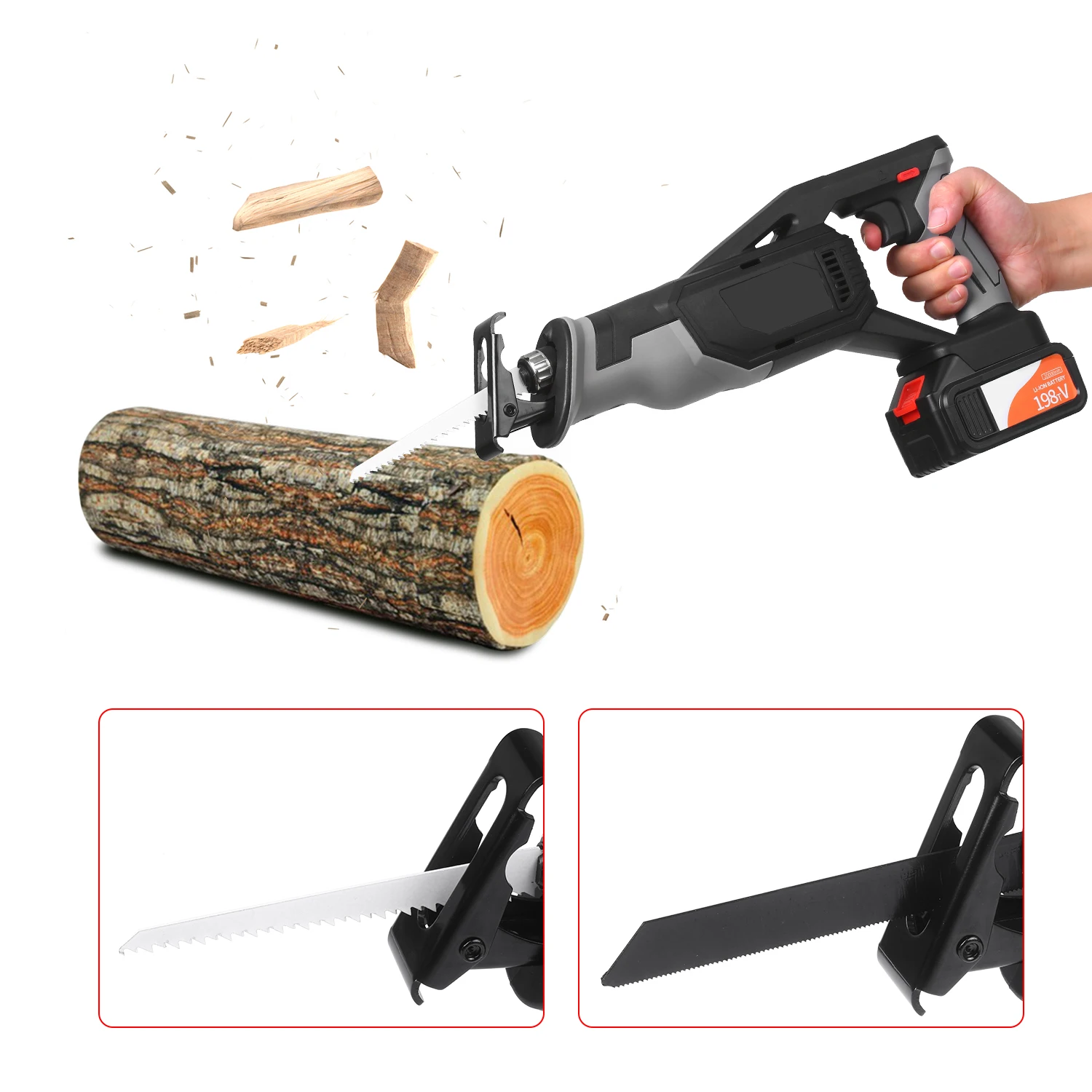 Промышленная Беспроводная возвратно поступательная бензопила мощная плавная