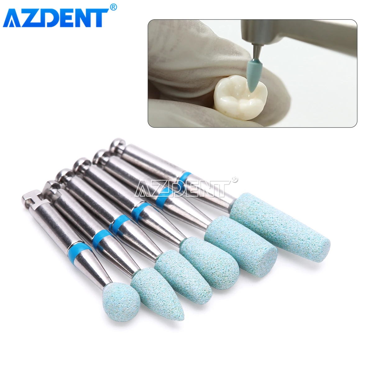 Зубная керамическая шлифовальная машина AZDENT Dental RA с алмазной полировочной