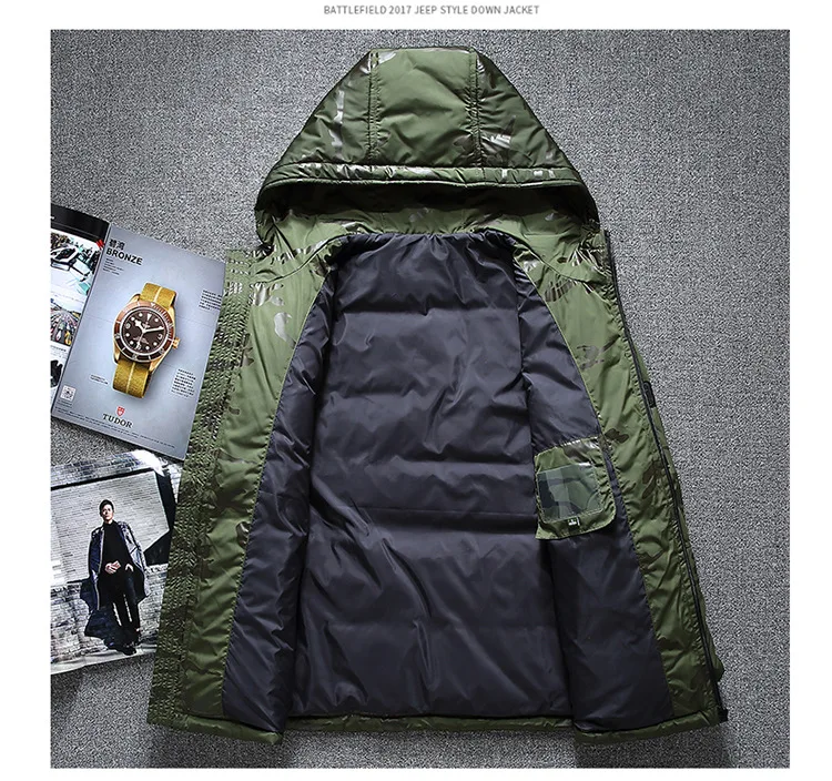 Лидер продаж ветрозащитная куртка-пуховик для мужчин теплые зимние куртки с