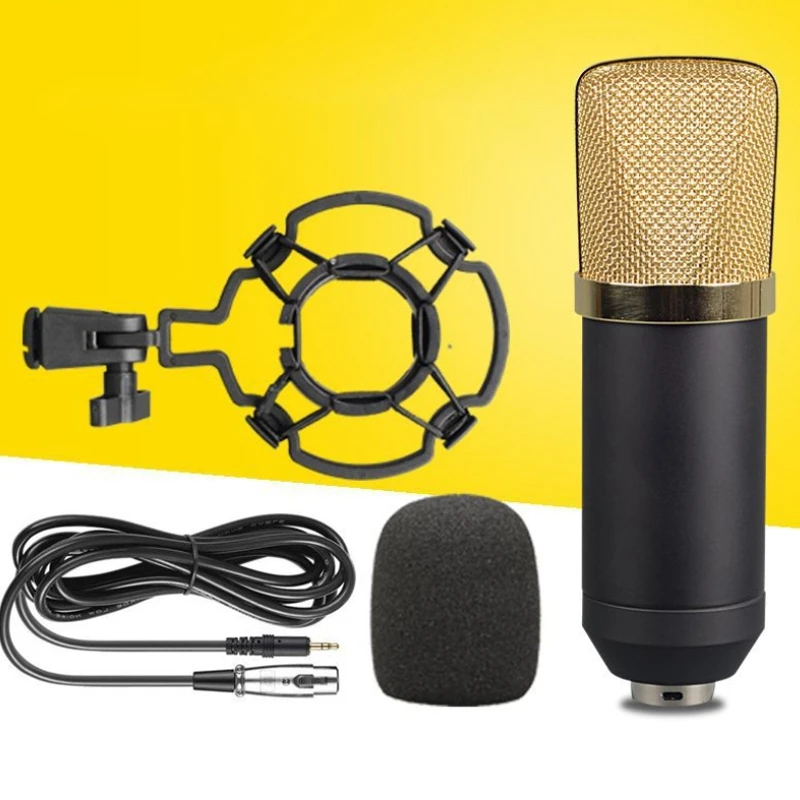 

BM700 Microphone Condenser Phone Computer Microphone for Live Broadcast Recording Singing