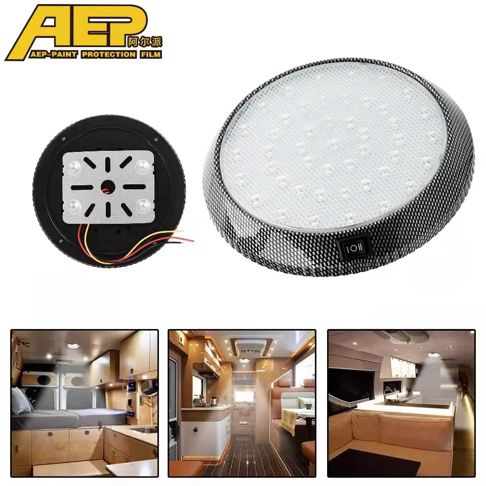 

Hot sale 12V Car White Reading Lamps Car Vehicle 46-LED Interior Indoor Roof Ceiling Dome Light