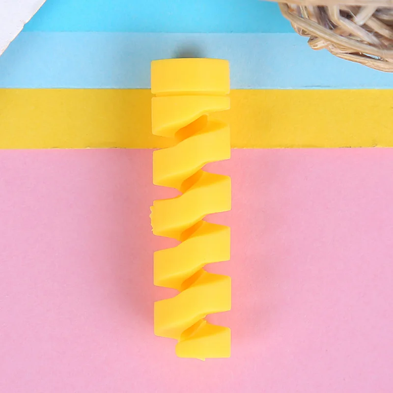 10 шт. со спиральным кабелем протектор заставки Защитная крышка с защитой от