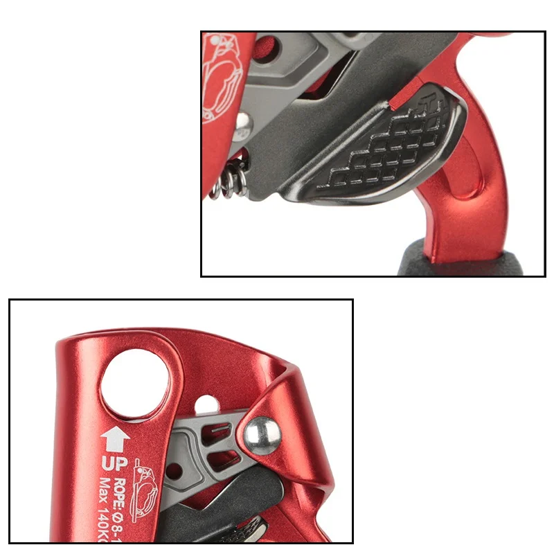 

Hot! Outdoor Sports Rock Climbing Right/ Left Hand Ascender Handle Ascender Climbing Rope Device Mountaineer Grasp Tools
